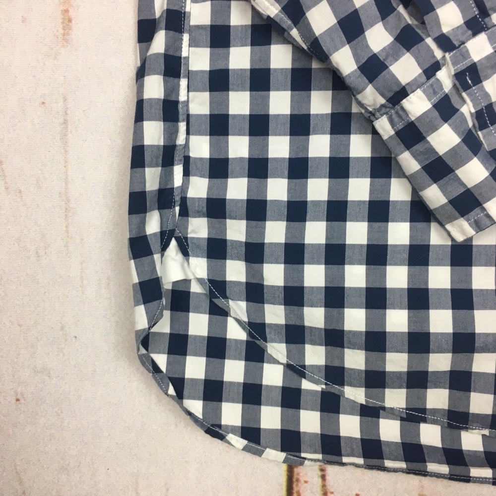 J. Crew Gingham Button Down - Picture 2 of 7